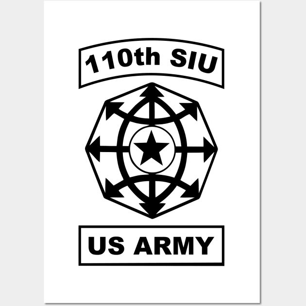 110th SIU US Army Wall Art by Vault Emporium
